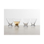 Cheers Stemless Martini Glass Set of 4, 8 oz