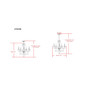 Jingle 5 Light 22.5"D Adjustable Chandelier
