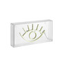 Eye Contemporary Glam Acrylic Box USB Operated LED Neon Light