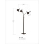 Pacific Coast Downbridge 3-Light Floor Lamp