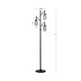 Lewis Tiffany-Multi-Light Led Floor Lamp