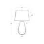 Regina Andrew Cassia Chevron Table Lamp