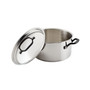 5-Ply Clad Stainless Steel 6 Quart Induction Stockpot with Lid