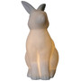 Simple Designs Porcelain Bunny Rabbit Shaped Animal Light Table Lamp