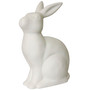 Simple Designs Porcelain Bunny Rabbit Shaped Animal Light Table Lamp