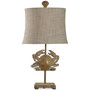Crab Fossil Table Lamp