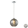 Watersphere 1 Light Pendant in Polished Chrome