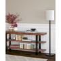 Braun Floor Lamp with Round Base