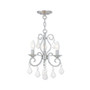 Donatella 3-Light Convertible Mini Chandelier/Ceiling Mount