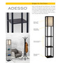 Wright Tall Shelf Floor Lamp