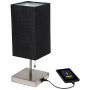 Petite Stick Lamp with USB Charging Port, Set of 2