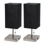 Petite Stick Lamp with USB Charging Port, Set of 2