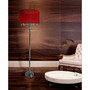 Elegant Designs Trendy Romantic Sheer Shade Floor Lamp with Hanging Crystals