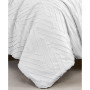 Chevron Clipped 3 Piece Jacquard Comforter Set, Twin