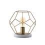 James 10" Metal/Marble LED Table Lamp
