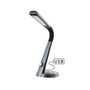 Milton Aluminum Contemporary Minimalist Adjustable Head Dimmable USB Charging LED Task Lamp