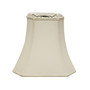 Cloth&Wire Slant Cut Corner Square Bell Softback Lampshade with Washer Fitter