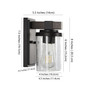 Bungalow 1-Light Rustic Farmhouse LED Vanity Light