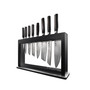Damashiro Emperor Hisa Knife Block Set, 9 Piece