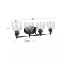 Marais 30" 4-Light LED Wall Sconce
