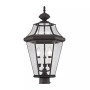 CLOSEOUT!   Georgetown 3-Light Outdoor Post Lantern
