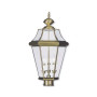 CLOSEOUT!   Georgetown 3-Light Outdoor Post Lantern