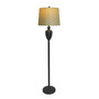 1591BZ 61" Metal Decorative Urn Floor Lamp