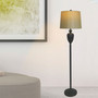 1591BZ 61" Metal Decorative Urn Floor Lamp