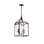 Ruth 4-Light Lantern Metal, Glass Led Pendant