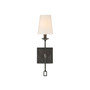 Lorainne 1-Light Wall Sconce in Oxidized Black