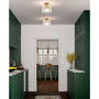 Henri Semi Flush Mount Ceiling Light with Shade