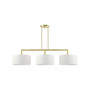Meridian 3 Lights Linear Chandelier