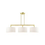 Meridian 3 Lights Linear Chandelier