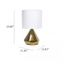 Solid Pyramid Table Lamp