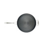 SteelShield C-Series Tri-Ply Clad Nonstick Saute Pan with Lid and Helper Handle, 5-Quart, Silver
