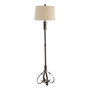 Scroll Hammered Floor Lamp