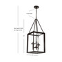 Anna 3-Light Metal, Glass Led Pendant