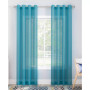 Calypso Voile Sheer Grommet Curtain Panel, 59" x 63"