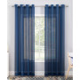 Calypso Voile Sheer Grommet Curtain Panel, 59" x 63"