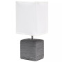 Petite Stone Table Lamp with Shade