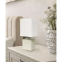 Petite Stone Table Lamp with Shade