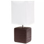 Petite Stone Table Lamp with Shade