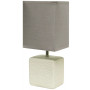 Petite Stone Table Lamp with Shade