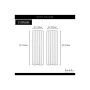 Nicole Miller Treillage Woven Blackout Hidden Tab Top 52" X 84" Curtain Panel Pair