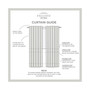 Curtains Marabel Lined Blackout Hidden Tab Top Curtain Panel Pair, 54" x 96", Set of 2