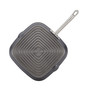 Accolade Forged Hard-Anodized Nonstick Square Grill Pan, 11-Inch, Moonstone