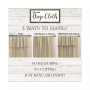 Mercantile 50" x 63" Drop Cloth Curtain Panel
