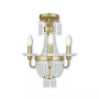 Valentina 3-Light Convertible Mini Chandelier/Ceiling Mount