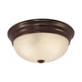 2-Light Flush Mount Ceiling Fixture