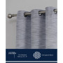 Julius Light Filtering Textured Grommet Window Curtain Panel Set, 38" x 96"